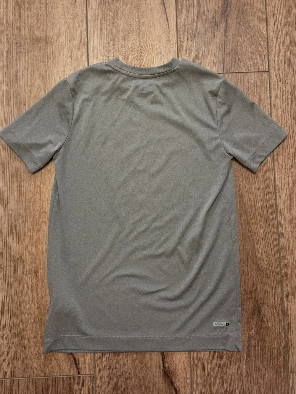 Old Navy Active Gray Tee with Pixel Tiger and Lime Accents
